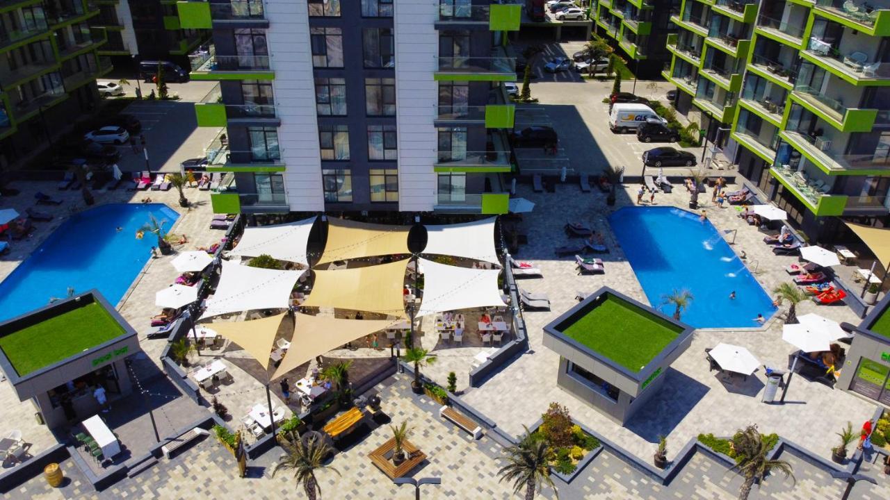 Sunfest Aparthotel Pool & Spa Mamaia Nord Navodari Bagian luar foto